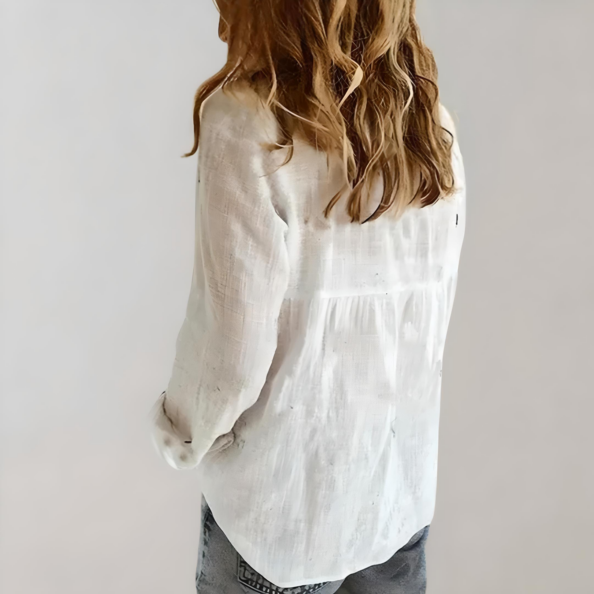 Button-Up Shirt with Long Sleeves
